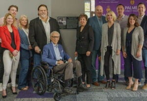 The Bruce and Bethel Hagen family at the opening.