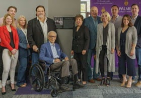 The Bruce and Bethel Hagen family at the opening.