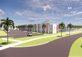 Rendering of Palmer Florida's new building