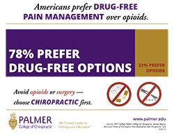 78% of people prefer drug-free pain management over opioids