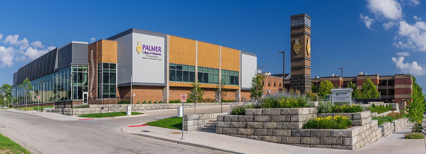 Outside photo of the R. Richard Bittner Athletic and Recreation Center.