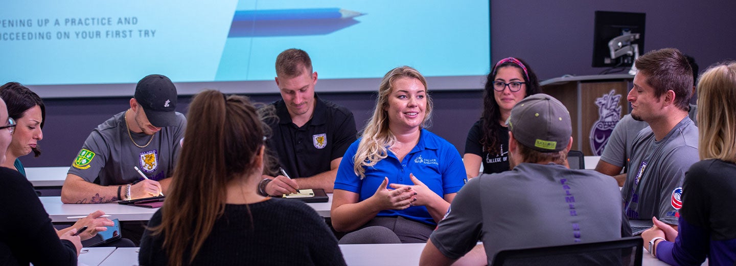 Students in the Palmer Center for Business Development