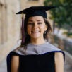 Wren Burton, D.C. in her graduation cap