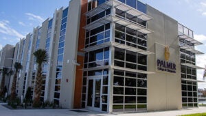 Exterior view of Palmer Florida academic building