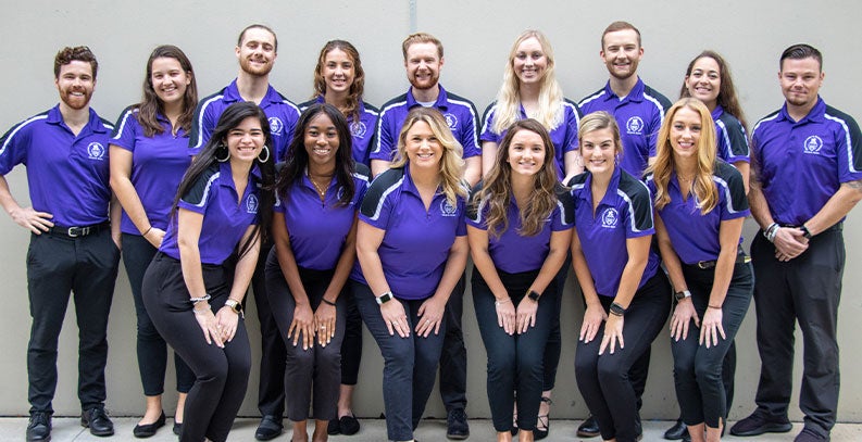 Group photo of Palmer Florida campus guides