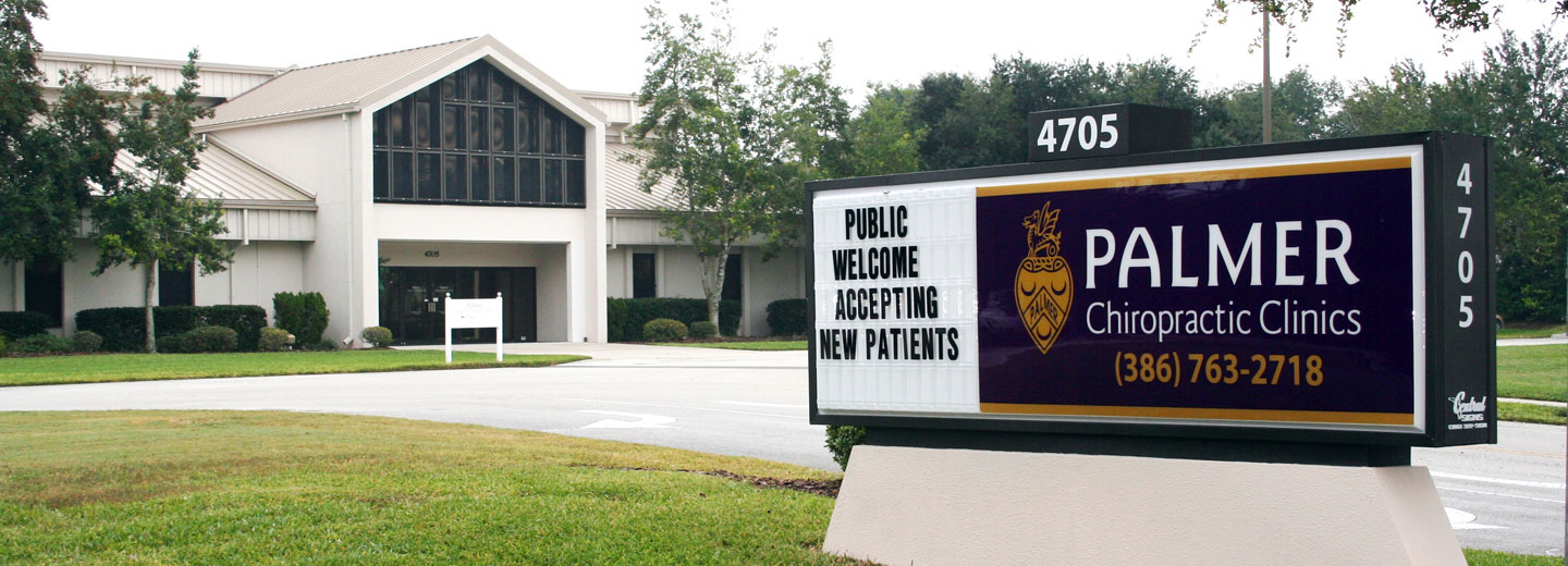 Exterior of Port Orange Main Clinic and sign.