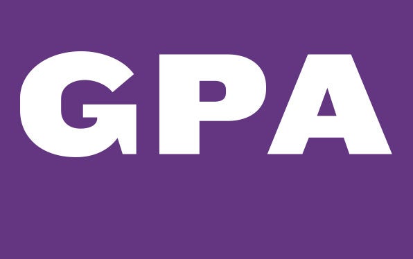 GPA block in purple