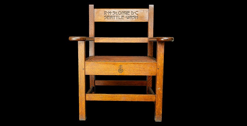 Antique chair from the Palmer Museum