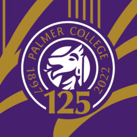 Palmer College of Chiropractic 125th logo