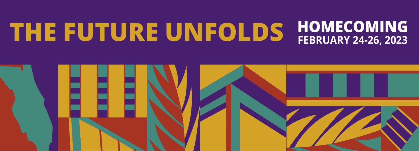 The Future Unfolds at Palmer Florida Homecoming Feb. 24-26, 2023.