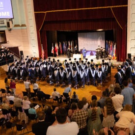 Main graduation ceremony for class 252.