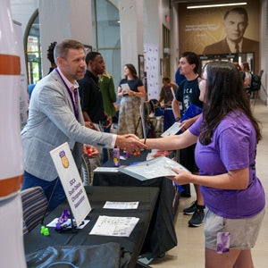 The Road Trip event on Main Campus allows students to connect with chiropractic networks.