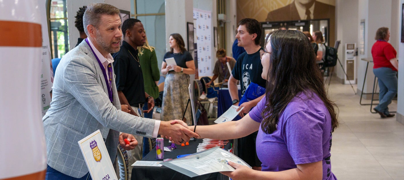 The Road Trip event on Main Campus allows students to connect with chiropractic networks.