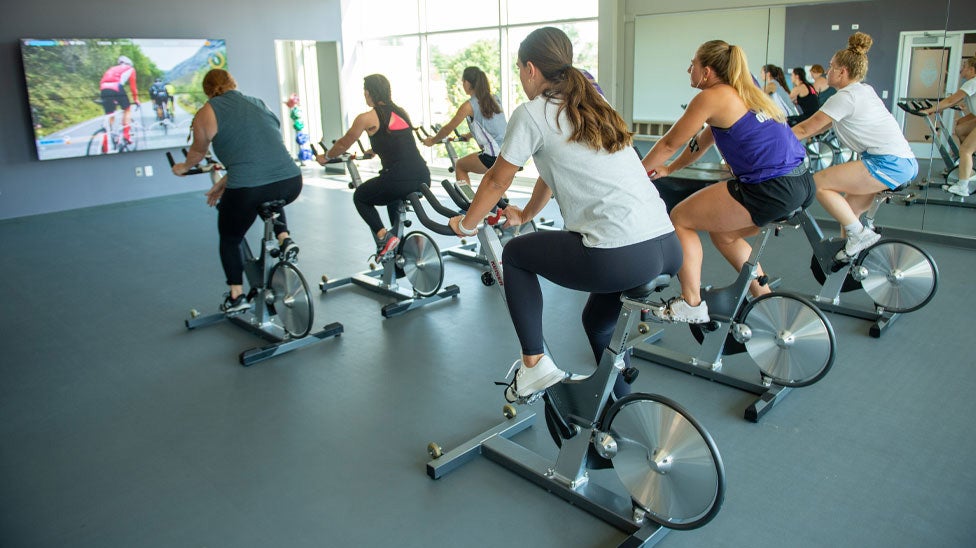 Bittner Center cycling.
