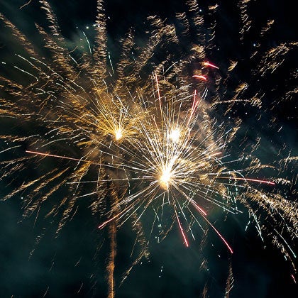 Fireworks display.