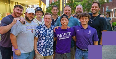 Students and alumni gathered at Homecoming 2024.