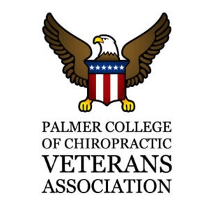 Palmer College of Chiropractic Veterans Association logo.