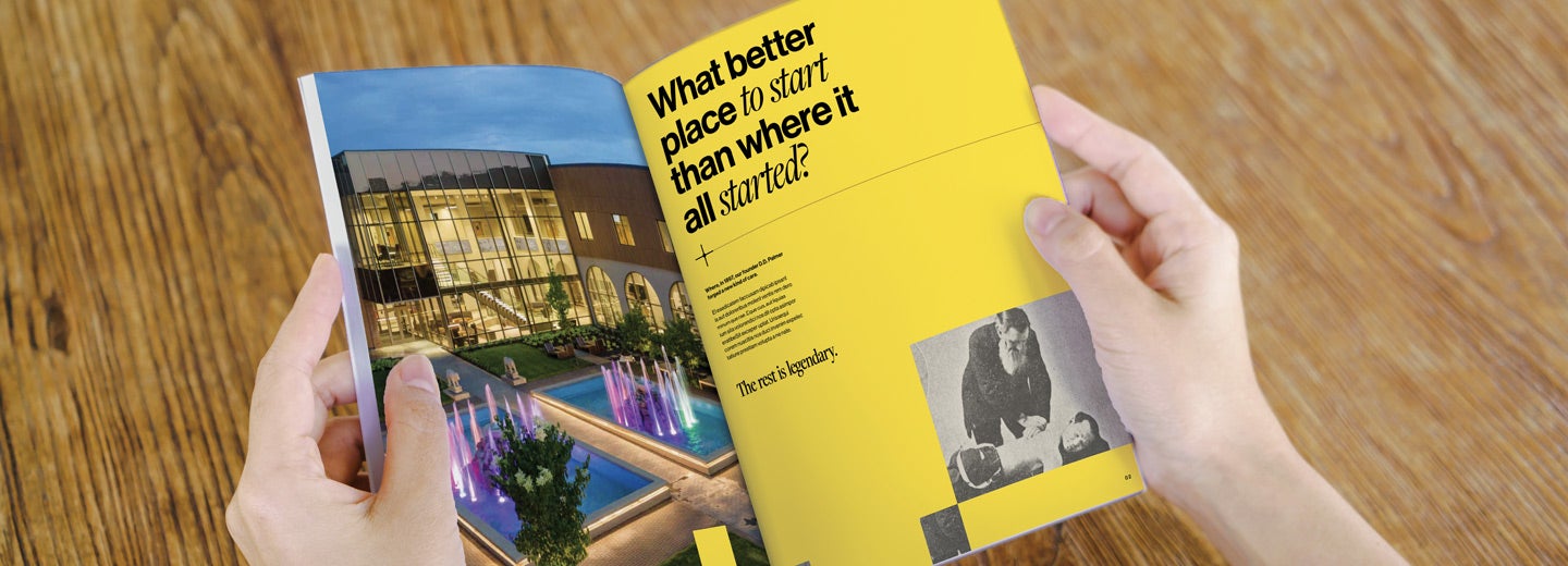 Palmer Proud magazine is sent to all Palmer alumni and is available online.