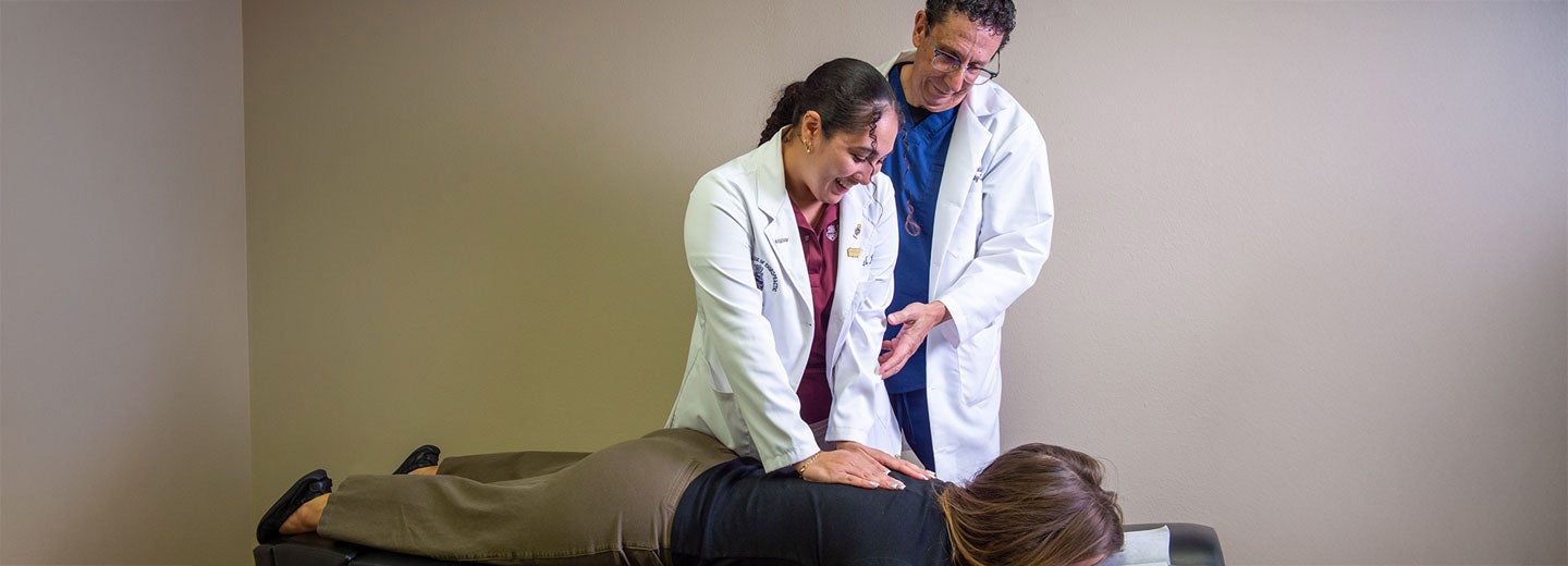 When you’re a patient at Palmer Clinics, your student intern, along with a team of more than 20 Doctors of Chiropractic, will provide you with the best chiropractic care tailored to your specific needs and health goals.
