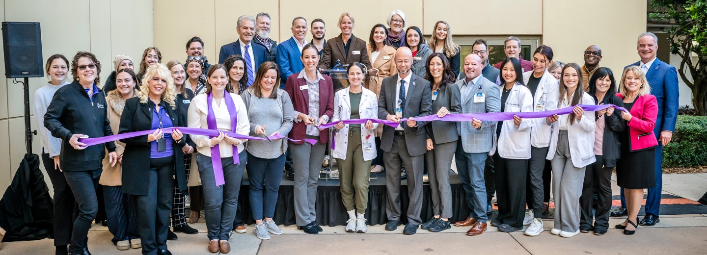 Ribbon Cutting at new Daytona Beach clinic opening.