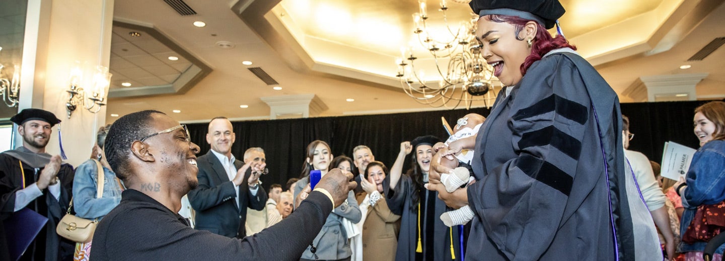 D'Coda Johnson graduated from Palmer College in February 2026.