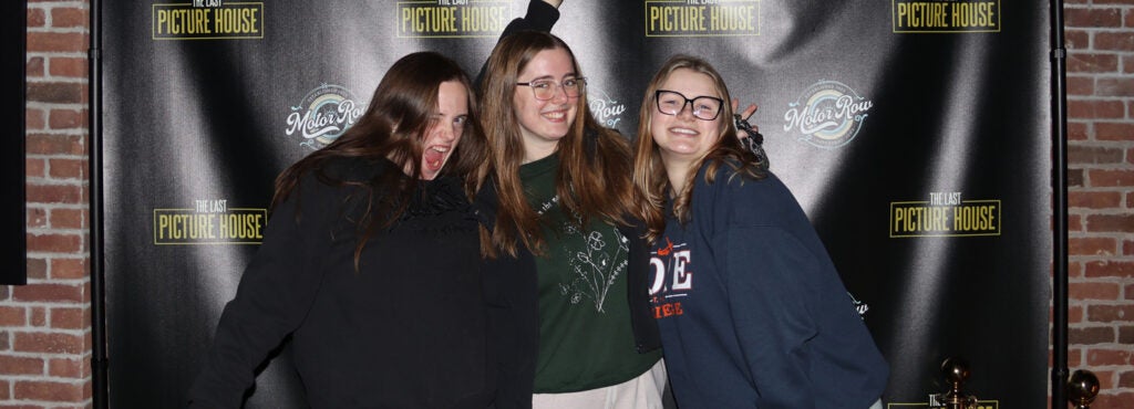 The Last Picture House is downtown from campus and offers a small, intimate movie experience and cocktails.