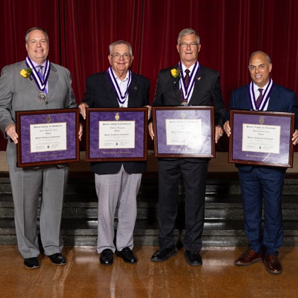 Four alumni were accepted to become Palmer College alulmni fellows in 2026.