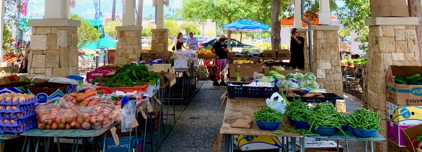 The Pavilion Market in Port Orange, Florida.