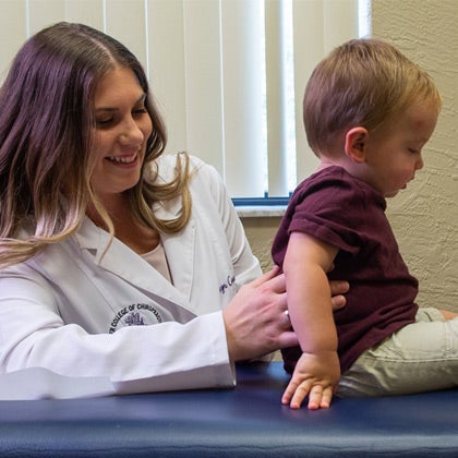 Palmer Clinics see patients big and small of all ages.