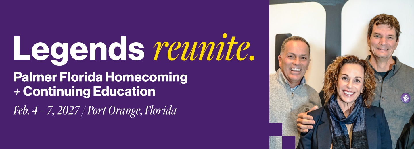 Join us for Palmer Florida Homecoming Feb. 4-7, 2027 in Port Orange, Florida.